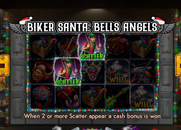 Biker Santa Bells Angels