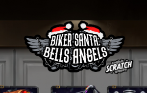 Biker Santa Bells Angels Scratch