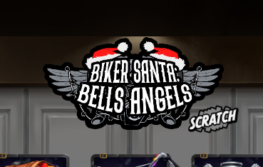 Biker Santa Bells Angels Scratch