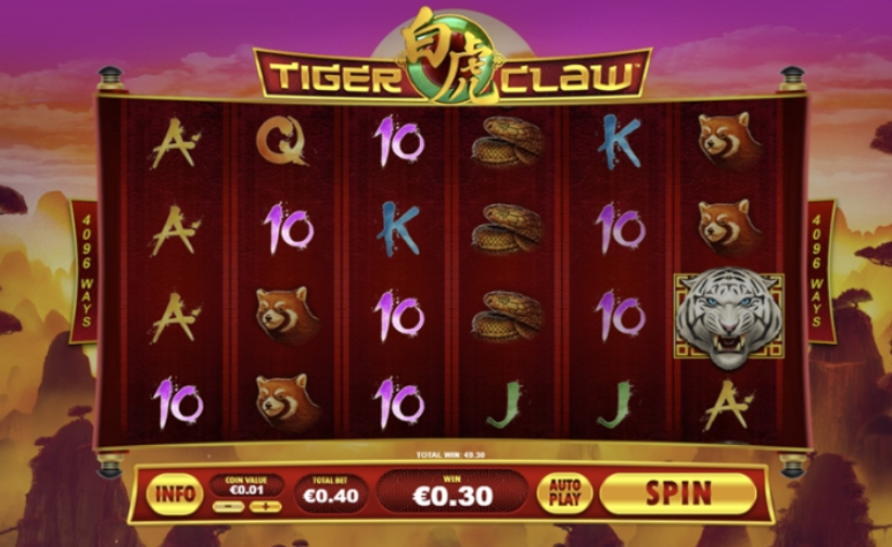 The mystical path to riches begins in Tigers Claw slot 2