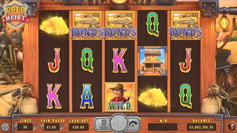 Gold Heist Slot review: virtual robbery of a gold mine 💰2